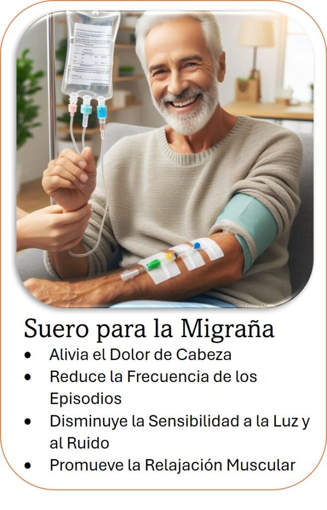 suero para la migraña